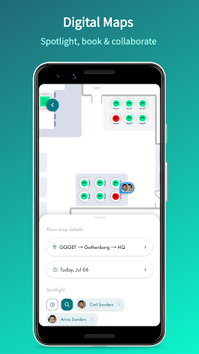 Android application GOGET Workspaces screenshort