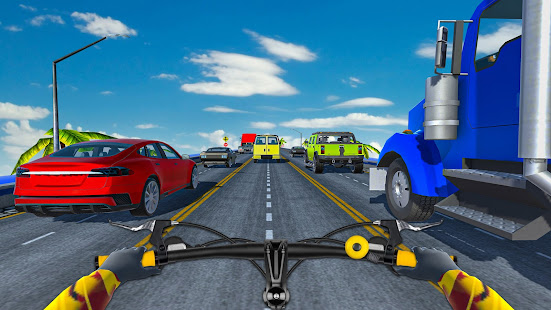 Crazy Traffic Bicycle Rider: Cycle Racing Game 1.0 APK + Мод (Unlimited money) за Android