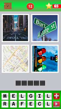 #1. 4 pics 1 word Spanish (Android) By: FORWARD FROM KG