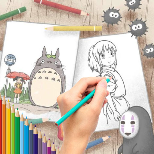 Ghibli Coloring Book logo