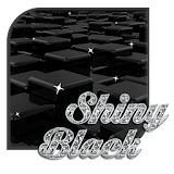 Shiny Black Live Wallpaper icon