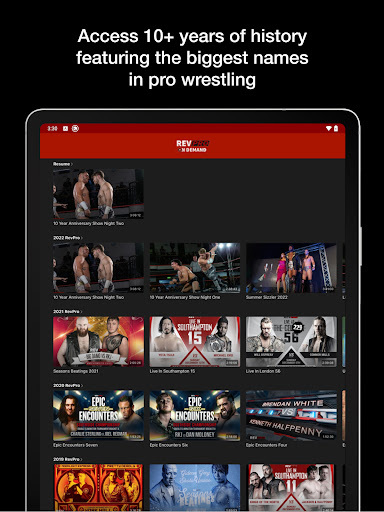 Screenshot of RevPro OnDemand