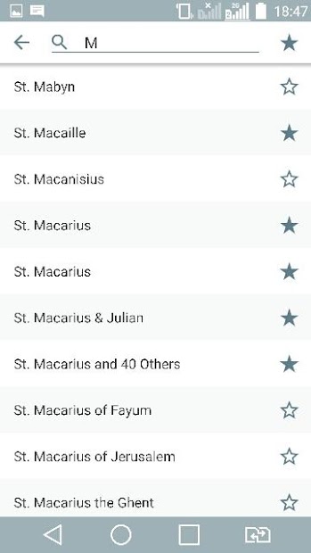 Imágen 3 Catholic Saints List android