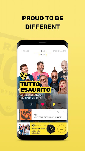 Android application Radio 105 screenshort