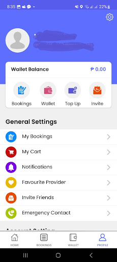 Android application PAZADA Rider screenshort
