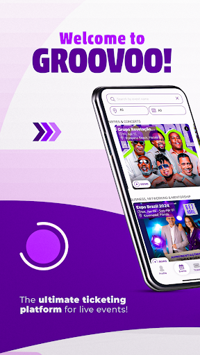 Android application Groovoo Events screenshort