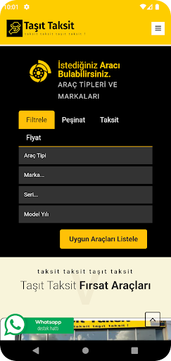 Taşıt Taksit Screen 2