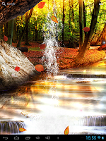 screenshot of Forest 3D Waterfall Wallpaper