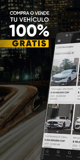 Android application VendeTuNave screenshort