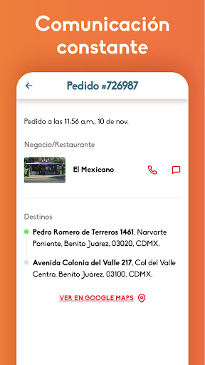 Kocinaarte Repartidor Screen 2