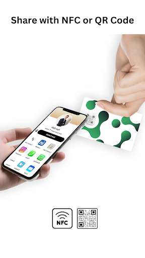 LINQON – Digital Business Card Screen 2