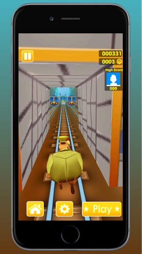 Android application Train run way screenshort