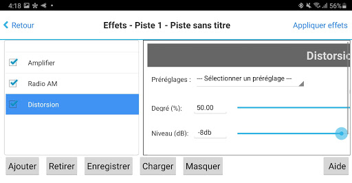 MixPad - Mixeur Multipiste Screen 3
