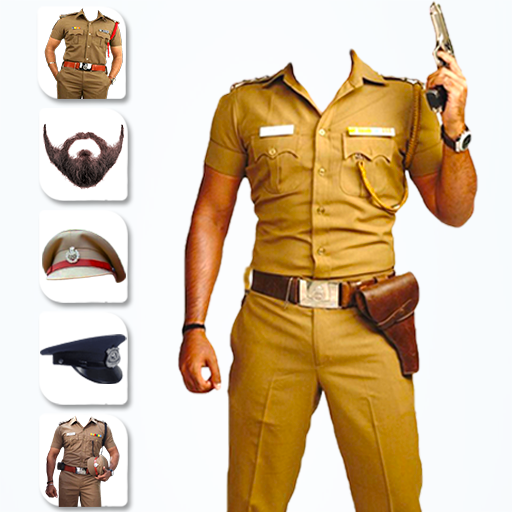 Men Police Suit Photo Editor विंडोज़ पर डाउनलोड करें