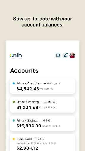 NIH Federal Credit Union Screen 3
