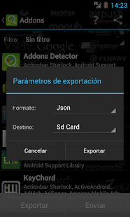 Addons Detector Screenshot