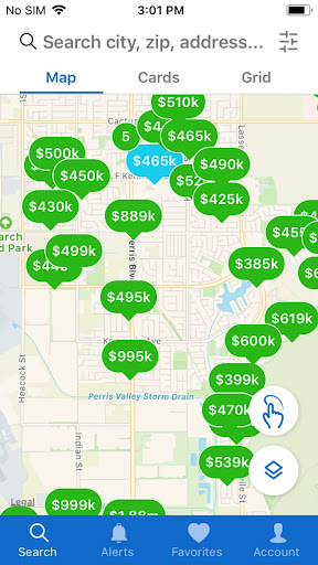Android application SoCal Prime Properties screenshort