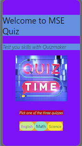 mse quiz by Mohammed