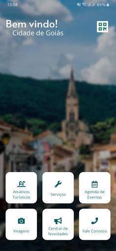 Android application Cidade de Goiás screenshort
