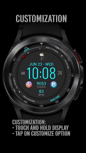 PW69 Digital Watch Face screenshot 6