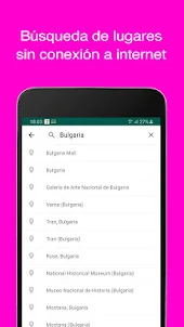 Mapa de Bulgaria offline + Guí