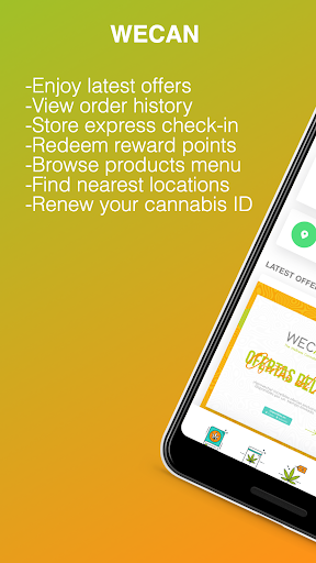 Android application WECAN Dispensary screenshort