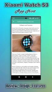 Xiaomi Watch S3 App Hint