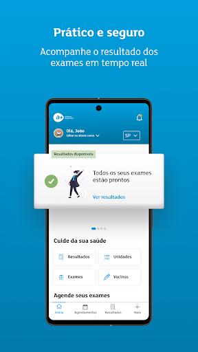 Android application a+ Medicina Diagnóstica screenshort