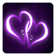 Purple Hearts Live Wallpaper  Icon