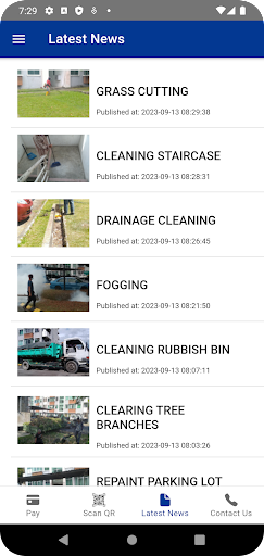 Android application UA2 MC screenshort