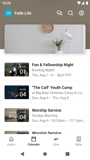 Faith Life Family Church Screen 2
