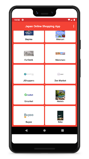 Japan Online Shopping App Screen 2