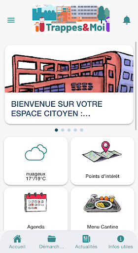Android application Trappes & Moi screenshort