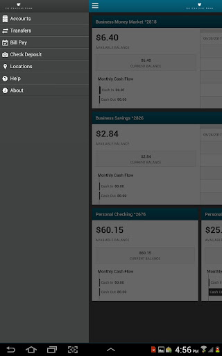 1CB Mobile Banking for Tablet Screen 3