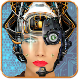 Robotic Face Photo Editor App icon
