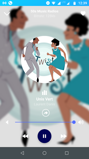 50s Music App: 50s Radio Screen 3