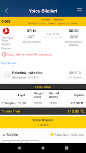 Ucuzabilet - Flight Tickets Varies with device APK screenshots 4