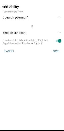 Be My Translator Screen 2