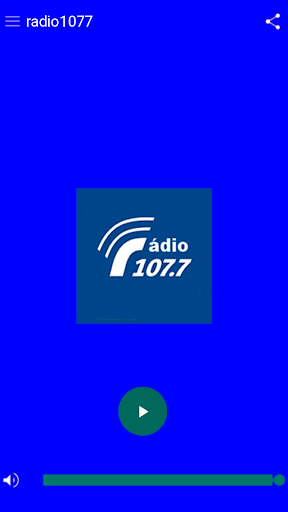 Android application Rádio 107.7 screenshort