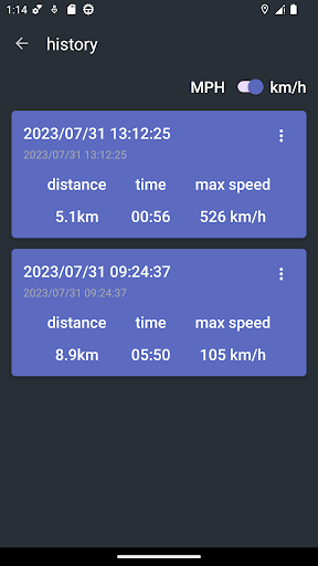 Speedometer-GPS Speed,Distance Screen 3