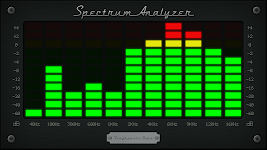 screenshot of Spectrum Analyzer - Audio