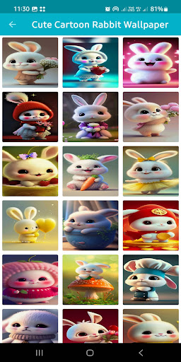 Cartoon Rabbit Cute Wallpaper Screen 2