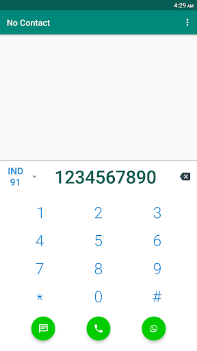 No Contact- Chat without savin Screen 2
