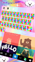 screenshot of Colorful Keyboard Theme