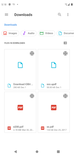 Android application Unshared PDF Reader screenshort
