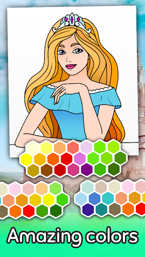 Princess Coloring Game  screenshots 1