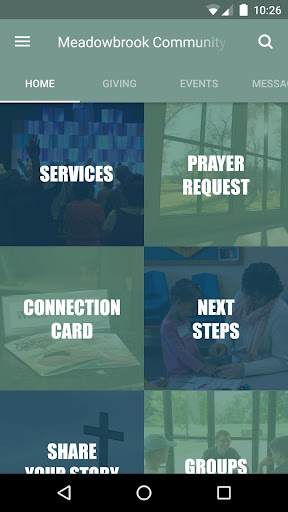 Android application Meadowbrook Community Church screenshort