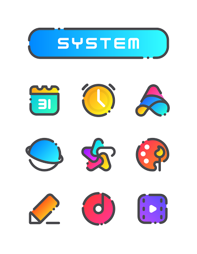 GRADION Icon Pack Screen 2