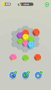 Hexa Stack Sort - Color Merge