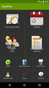 Shift Work Calendar (FlexR Pro Screenshot